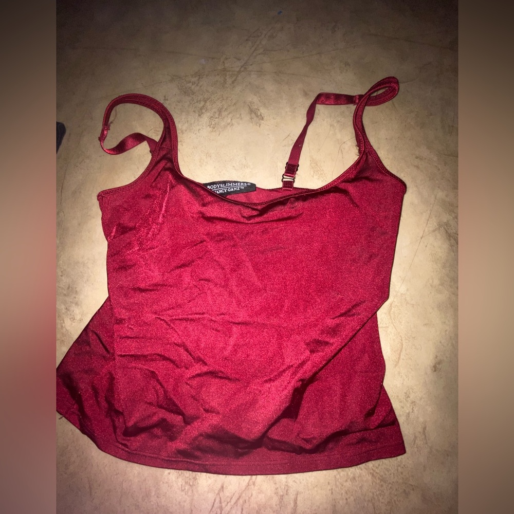 Red tank top